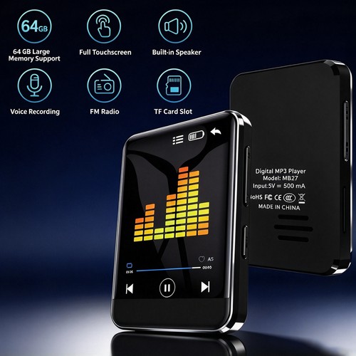 Portable mp4 mp3 player - portable,